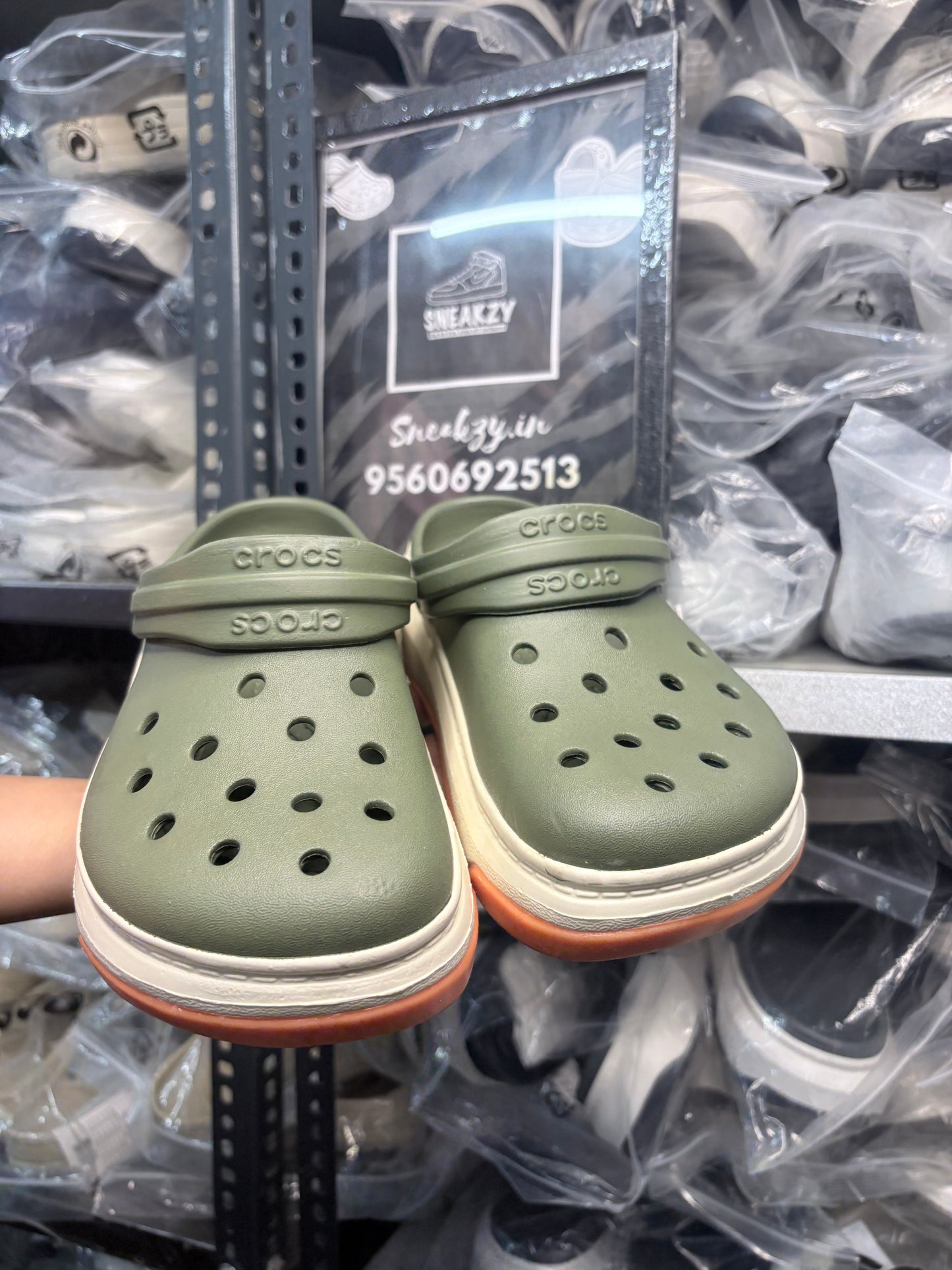 Crocband Full Force Clogs (Army Green)