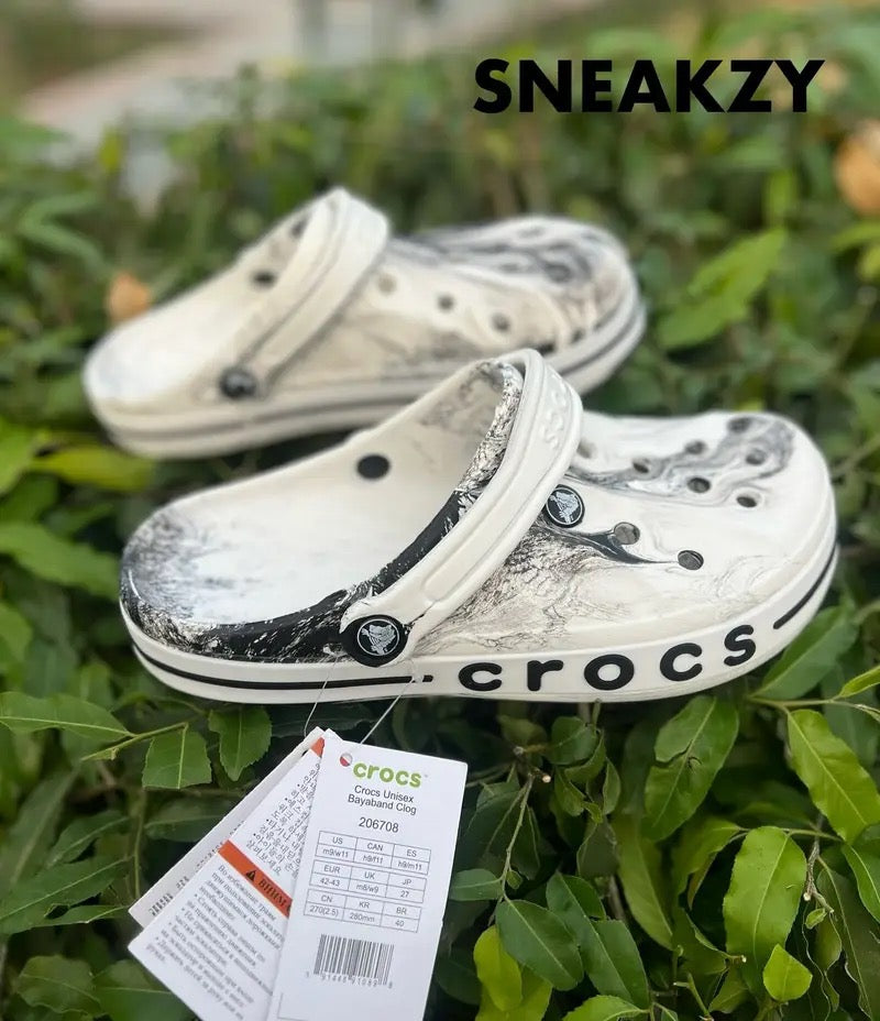 Bayaband clogs (Printed White)