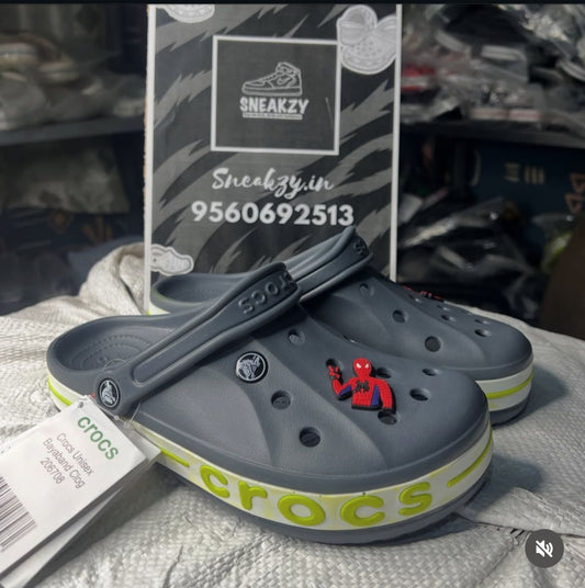 Bayaband clogs (grey/Lime)