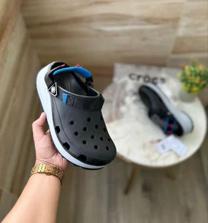 Classic Hiker Clogs (Black/Blue)