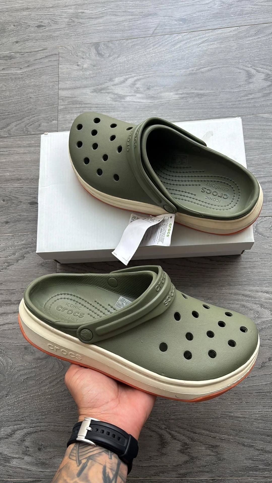 Crocband Full Force Clogs (Army Green)