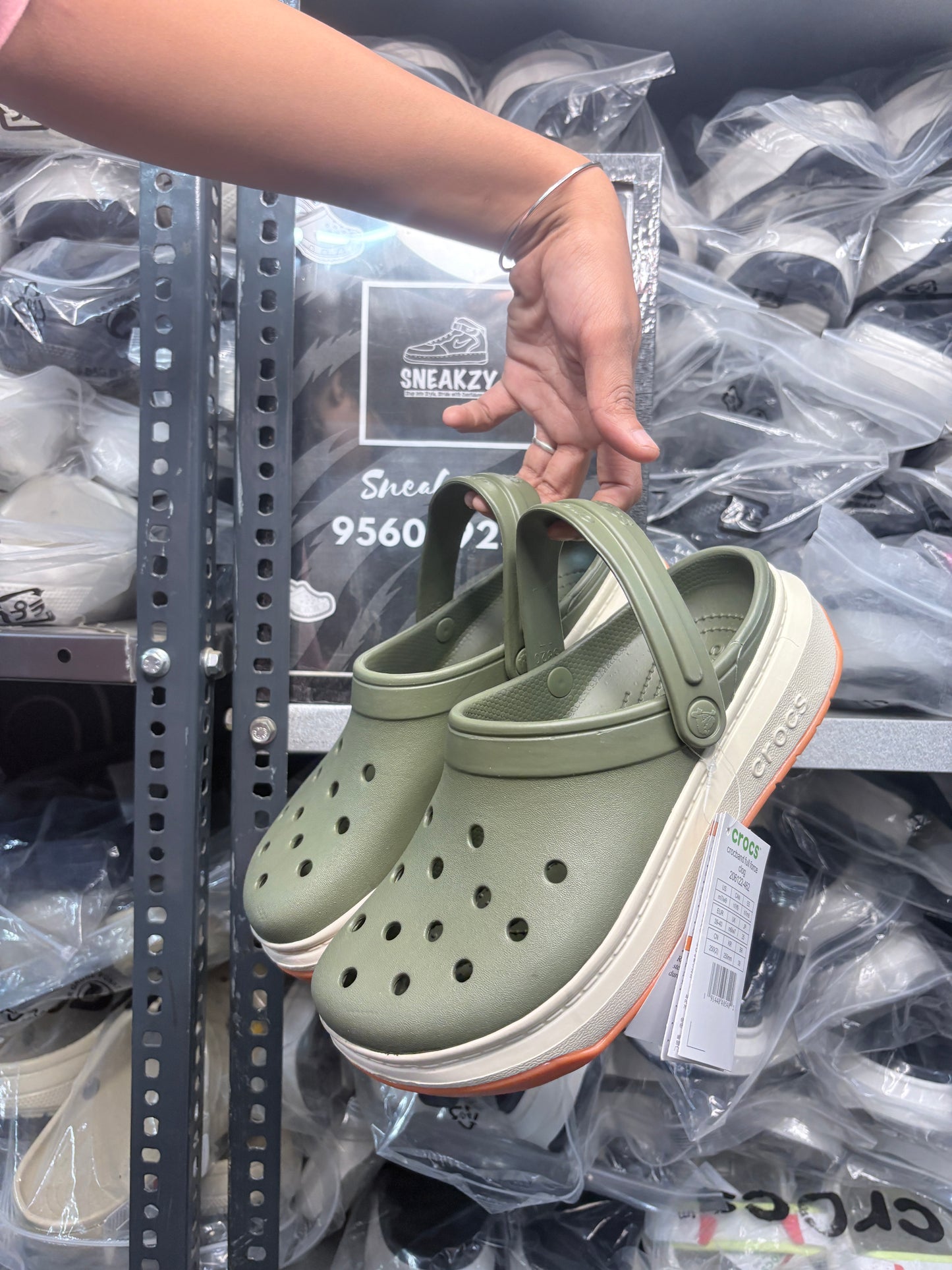 Crocband Full Force Clogs (Army Green)