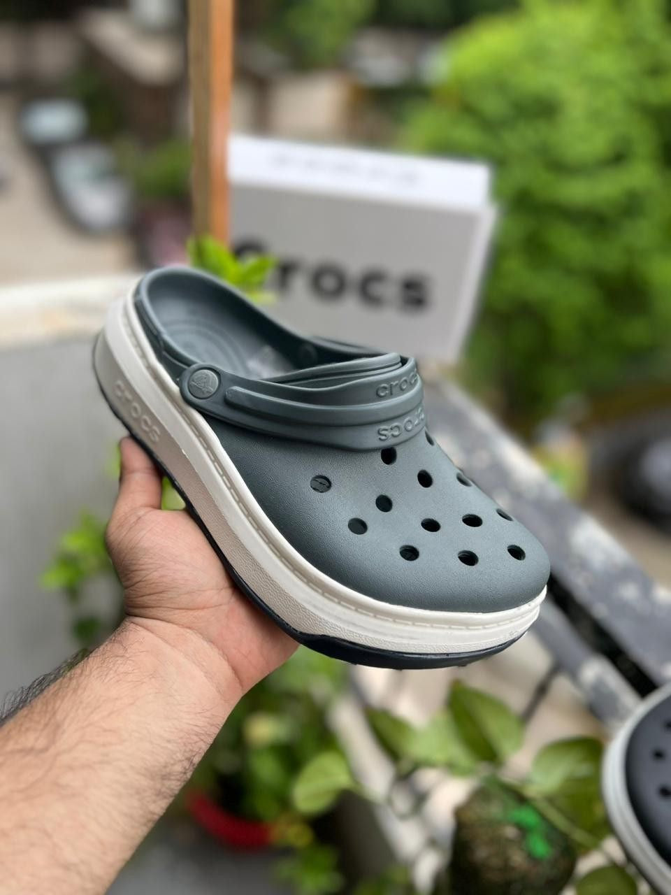Crocband Full Force Clogs (Grey)