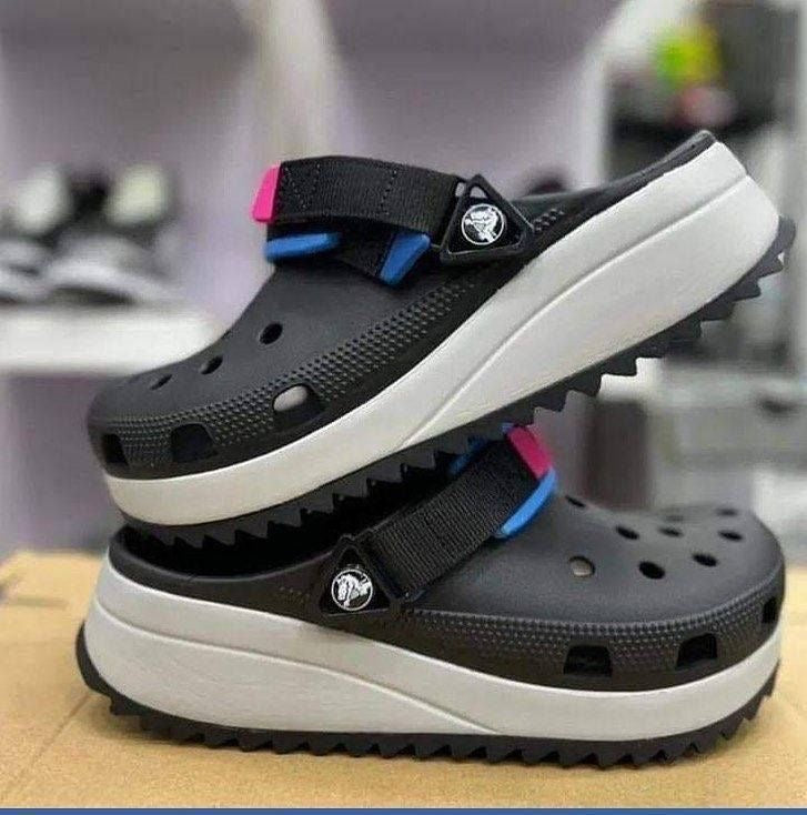 Classic Hiker Clogs (Black/Blue)