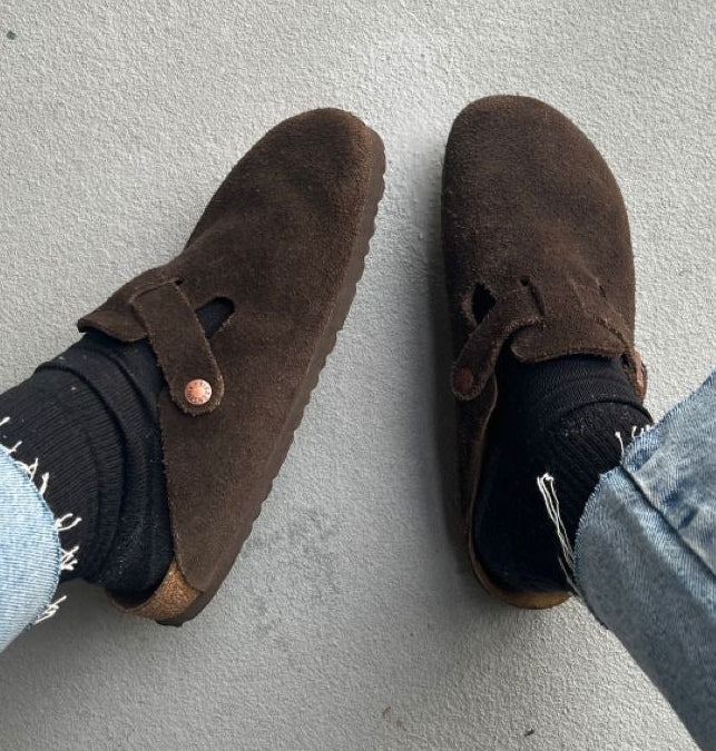 BIRKENSTOCK BOSTON Men’s (Chocolate Brown)