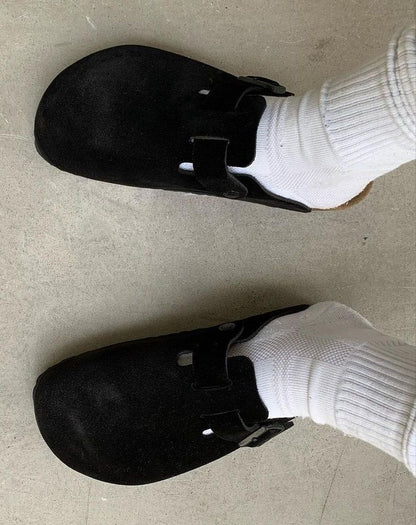 BIRKENSTOCK BOSTON Men’s (Black Suede)