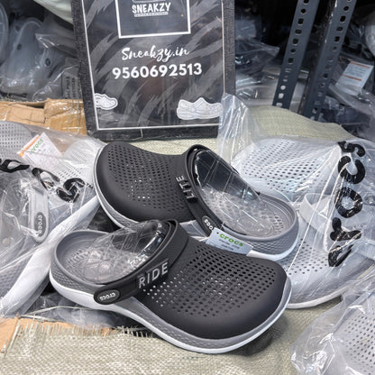 Literide Clogs (Black/Slate Grey)