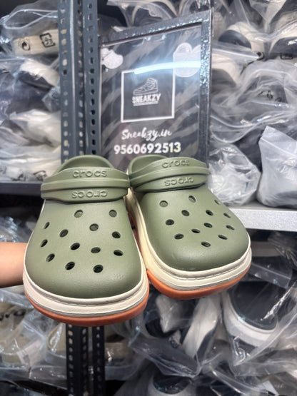 Crocband Full Force Clogs (Army Green)