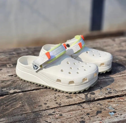 Classic Hiker Clogs (White)