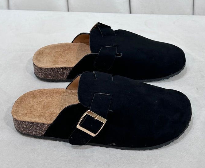 BIRKENSTOCK BOSTON Men’s (Black Suede)