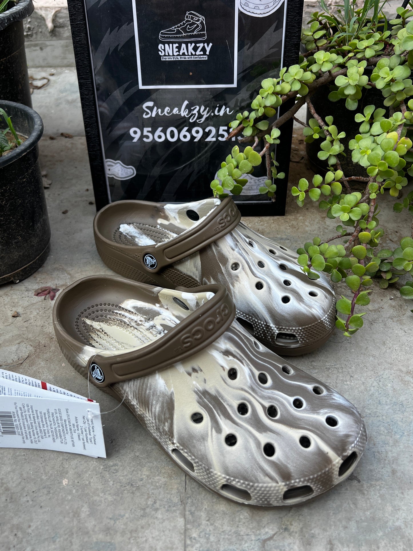 Classic Clogs (Cocoa Marble)