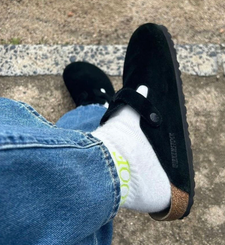 BIRKENSTOCK BOSTON Men’s (Black Suede)