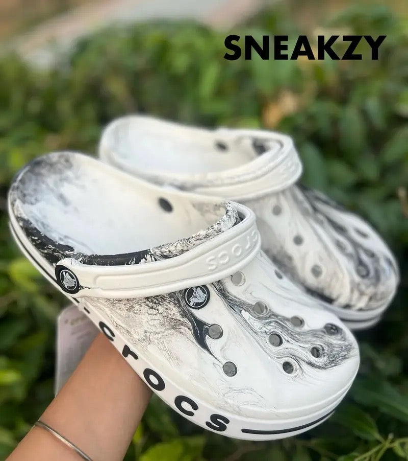 Bayaband clogs (Printed White)