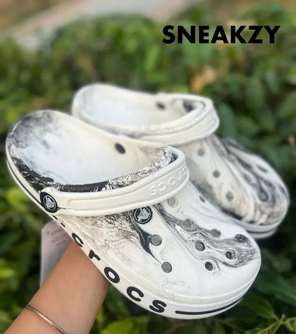 Bayaband clogs (Printed White)