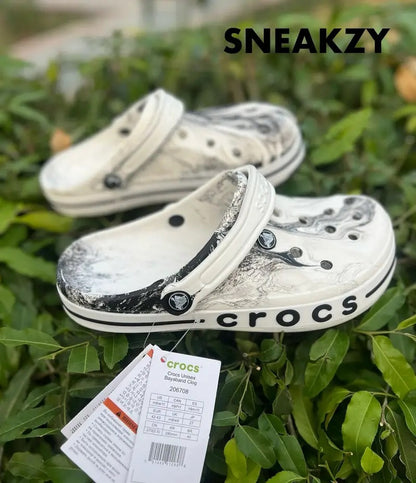 Bayaband clogs (Printed White)