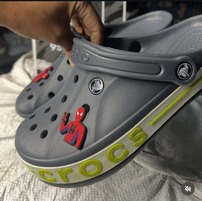 Bayaband clogs (grey/Lime)
