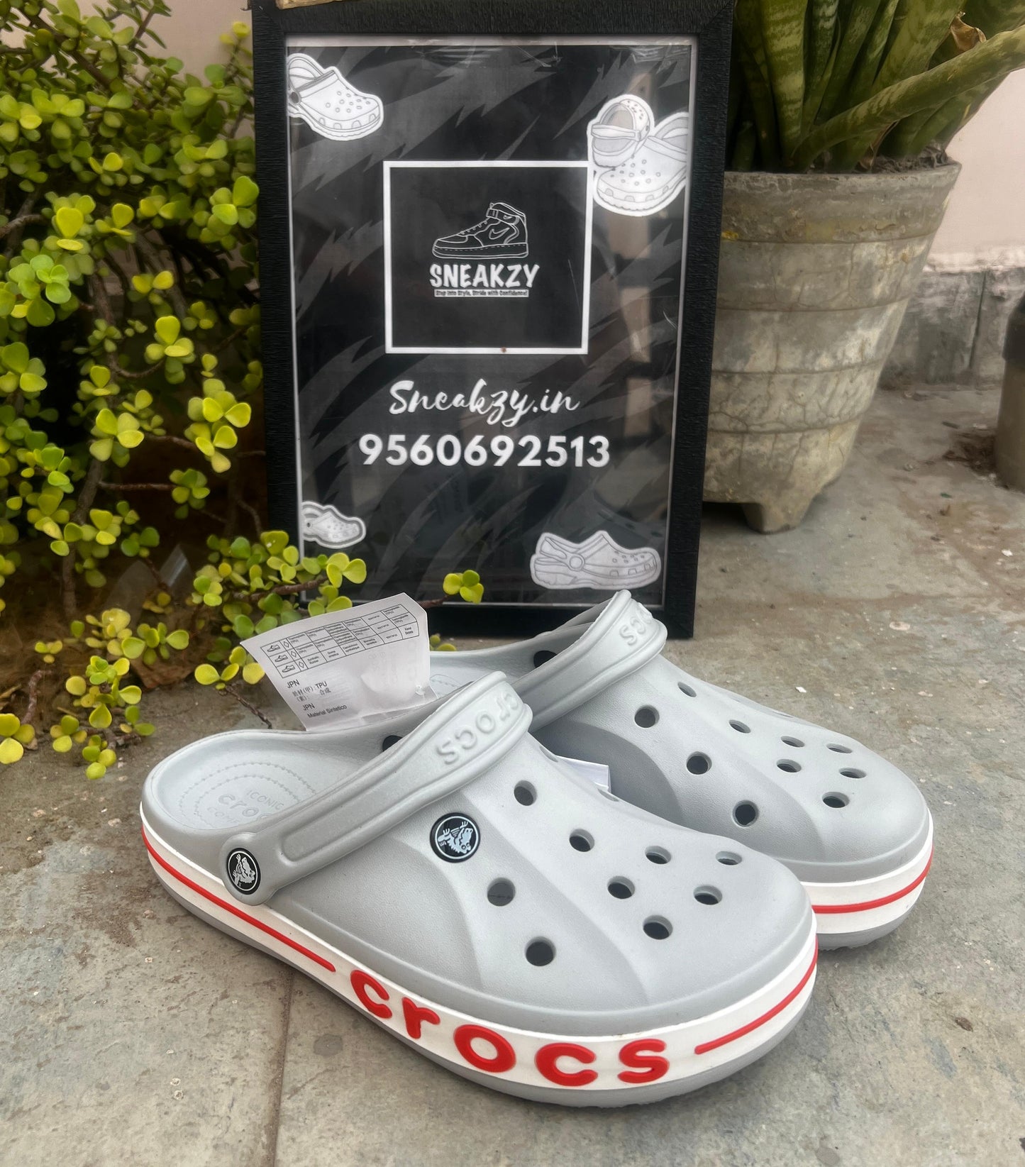 Bayaband clogs (Grey/Orange)