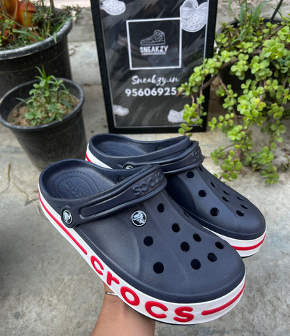 Bayaband clogs (Navy/Red)