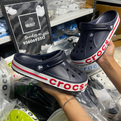 Bayaband clogs (Navy/Red)