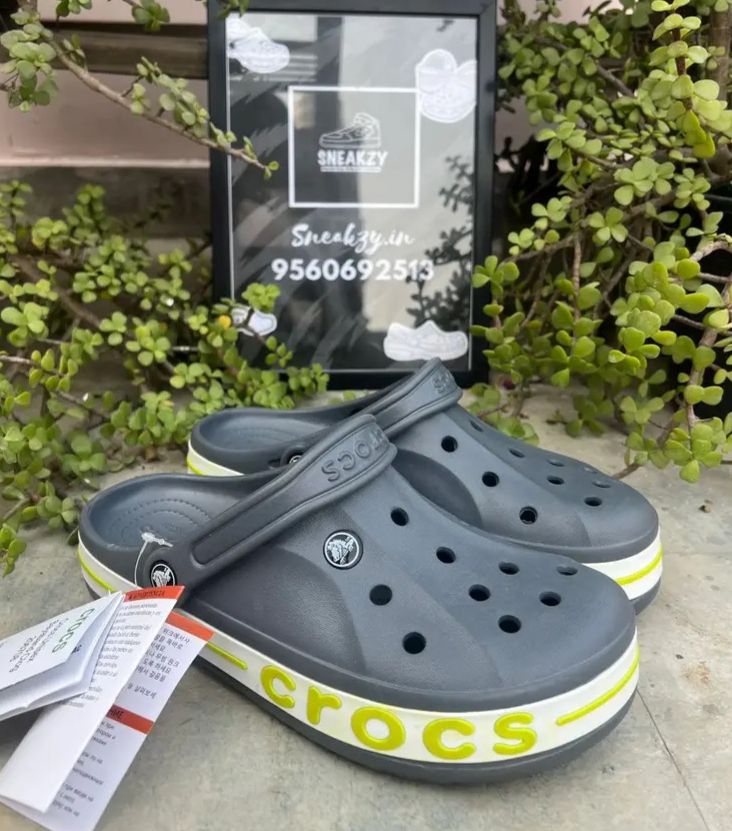 Bayaband clogs (grey/Lime)