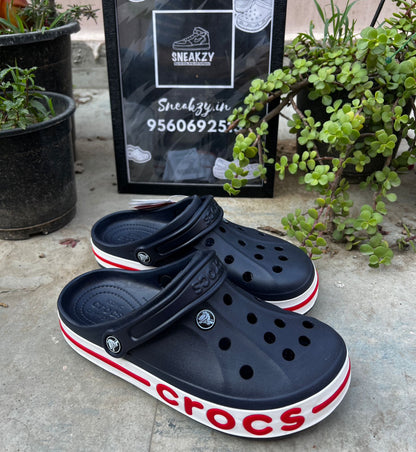 Bayaband clogs (Navy/Red)