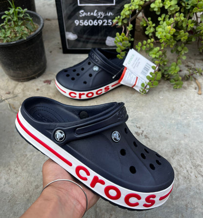 Bayaband clogs (Navy/Red)